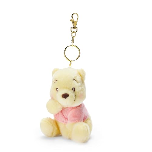 Disney Store Official - Winnie Puuh - Kuscheltierschlüsselanhänger - 11 cm/4" - Niedlicher gelber Teddybär an abnehmbarem Schlüsselanhänger - Geeignet ab 1 Jahr von Disney Store