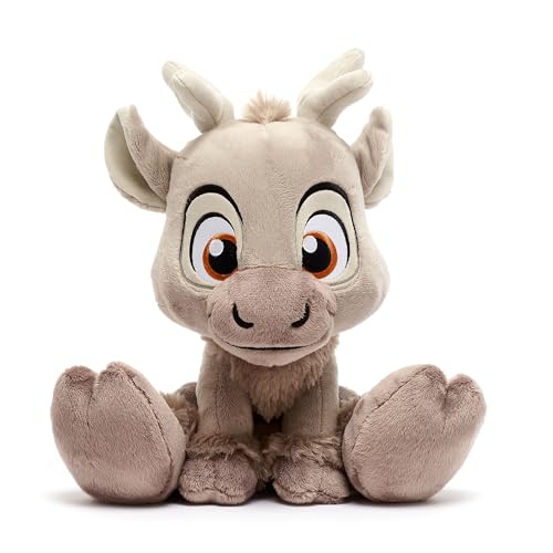Disney Store Offiziell Sven Big Feet Kuscheltier, Die Eiskönigin, 30,5cm, Kleiner Kuscheltier Tier Charakter für Kinder, Rentier, Geeignet ab 0 Jahren von Disney Store
