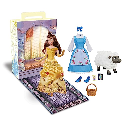 Disney Store Offizielle Belle Storybook Kollektion Puppe, Die Schöne und das Biest, 29 cm, Mit Chip, 2 Outfits, Accessoires, Malbogen für Aktivitäten und Spiele, für Kinder ab 3 Jahren Disney Store Offizielle Belle Storybook Kollektion Puppe, Die Schöne und das Biest, 29 cm, Mit Chip, 2 Outfits, Accessoires, Malbogen für Aktivitäten und Spiele, für Kinder ab 3 Jahren von Disney Store