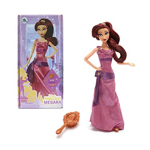 Disney Store Offizielle Megara-Puppe für Kinder, Hercules, 29,5 cm, vollbewegliche Puppe mit ausgearbeiteter Haarbürste im Glitzerkleid, geeignet ab 3 Jahren von Disney Store