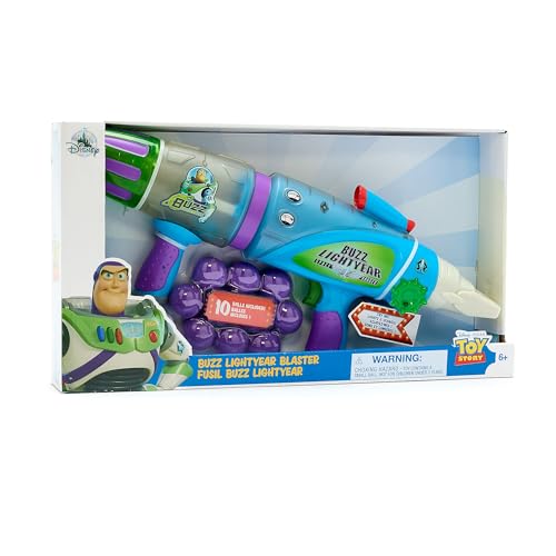 Disney Store Offizieller Buzz Lightyear Nachtleuchtender Blaster, Toy Story, 45cm, Spielzeugpistole mit Licht- und Soundeffekten, Inklusive 10 Schaumstoffbällen, Reichweite bis 6m Disney Store Offizieller Buzz Lightyear Nachtleuchtender Blaster, Toy Story, 45cm, Spielzeugpistole mit Licht- und Soundeffekten, Inklusive 10 Schaumstoffbällen, Reichweite bis 6m von Disney Store