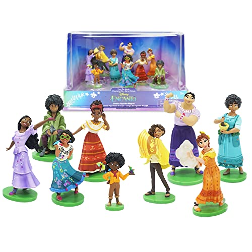 Disney Store Offizielles Deluxe-Figurenspielset „Encanto“, 9-teilig, mit den plastischen Figuren von Mirabel, Dolores, Camilo, Bruno, Antonio, Luisa, Isabela, Julietta und Pepa, geeignet ab 3 Jahren Disney Store Offizielles Deluxe-Figurenspielset „Encanto“, 9-teilig, mit den plastischen Figuren von Mirabel, Dolores, Camilo, Bruno, Antonio, Luisa, Isabela, Julietta und Pepa, geeignet ab 3 Jahren von Disney Store