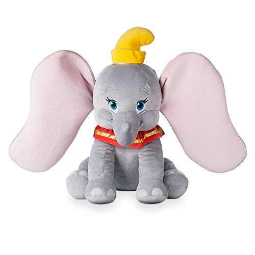Disney Store Offizielles großes Kuscheltier Dumbo, 45 cm, Klassische Figur als Kuscheltier, Babyelefant mit plastisch geformten Ohren, Stickereien und weicher Oberfläche Disney Store Offizielles großes Kuscheltier Dumbo, 45 cm, Klassische Figur als Kuscheltier, Babyelefant mit plastisch geformten Ohren, Stickereien und weicher Oberfläche von Disney Store