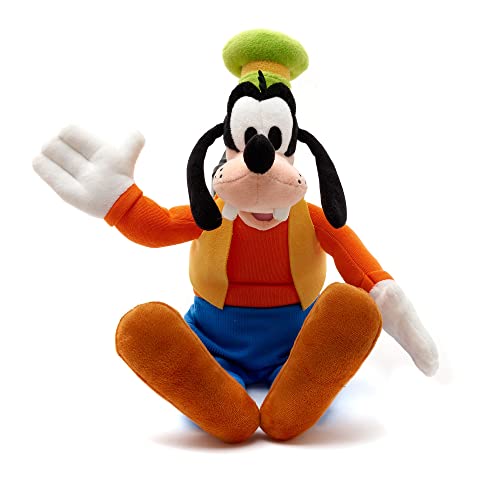 Disney Store Offizielles kleines Kuscheltier Goofy, 36 cm, kuschelige Kultfigur aufgestickten Details und dem typischen Outfit von Goofy, für alle Altersstufen geeignet von Disney Store