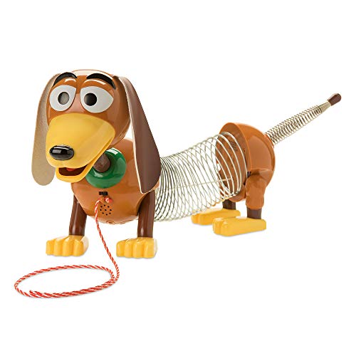 Disney Store Offizielle Slinky Dog Sprechende Actionfigur aus Toy Story, 27 cm, Weiche Ohren und Dehnbarer Federkörper, Spricht Über 15 Filmaussprüche, Geeignet ab 3 Jahren von Disney Store