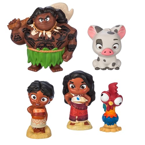 Disney Store Official - Vaiana 2 - Badespielzeugset - 5-teilig - Mit Vaiana, Simea, Pua, HEI HEI & Maui - Mit Aufbewahrungseimer - Geeignet ab 6 Monaten Disney Store Official - Vaiana 2 - Badespielzeugset - 5-teilig - Mit Vaiana, Simea, Pua, HEI HEI & Maui - Mit Aufbewahrungseimer - Geeignet ab 6 Monaten von Disney Store
