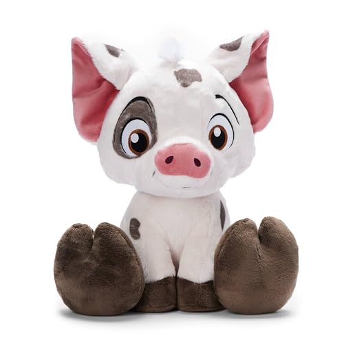 Disney Store Official - Vaiana - Pua - Big Feet Kuscheltier - 23 cm/9" - Knuddeliges Kuscheltierschwein - Ab der Geburt geeignet von Disney Store