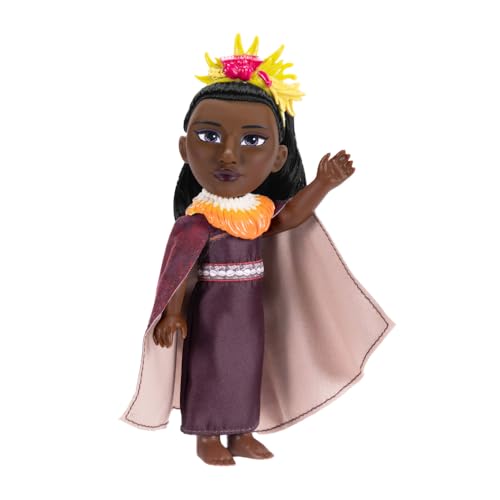Disney Vaiana 2 Matangi Petite Figur von Jakks Pacific, bewegliche 15 cm große Vaiana Figur mit langem wallendem Haar, charakteristischem Kopfschmuck, auffälliger Halskette und detailreichem Kleid, Disney Vaiana 2 Matangi Petite Figur von Jakks Pacific, bewegliche 15 cm große Vaiana Figur mit langem wallendem Haar, charakteristischem Kopfschmuck, auffälliger Halskette und detailreichem Kleid, von Disney Vaiana