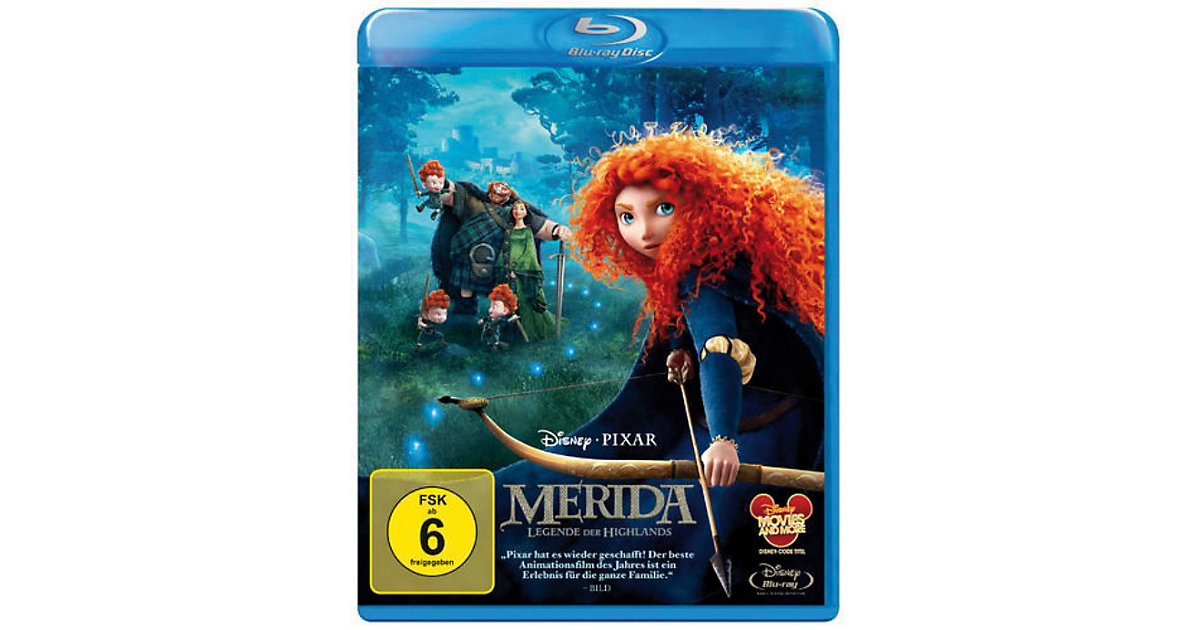 BLU-RAY Disney's - Merida - Legende der Highlands Hörbuch BLU-RAY Disney's - Merida - Legende der Highlands Hörbuch von Disney