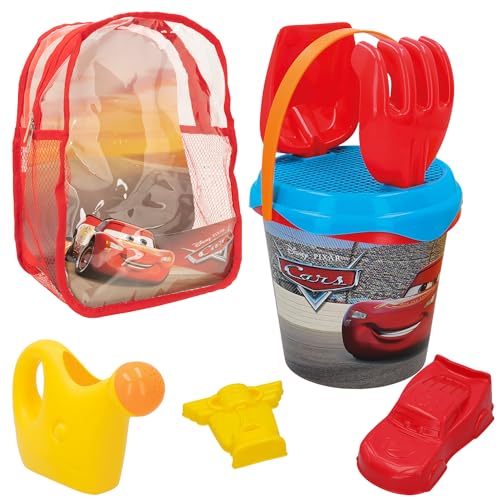 ColorBaby 48223 Cars The Movie Strandrucksack Eimer mit Zubehör und Formen, 18 cm, bunt ColorBaby 48223 Cars The Movie Strandrucksack Eimer mit Zubehör und Formen, 18 cm, bunt von COLORBABY