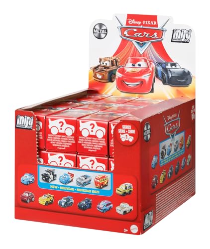 DISNEY PIXAR CARS - Überraschungs-Packung mit charakteristischen Die-Cast-Fahrzeugen und rollenden Rädern, perfekt für zu Hause und unterwegs, ab 3 Jahren, GKD78 von Disney