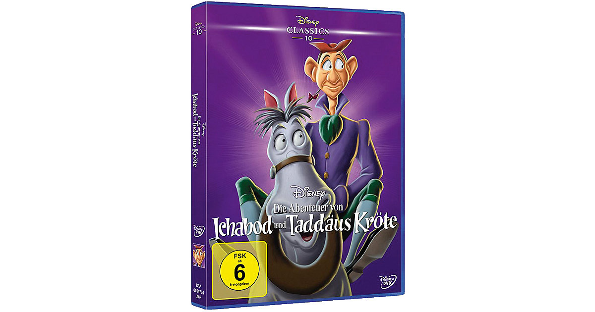 DVD Die Abenteuer von Ichabod und Taddäus Kröte (Disne Hörbuch DVD Die Abenteuer von Ichabod und Taddäus Kröte (Disne Hörbuch von Disney