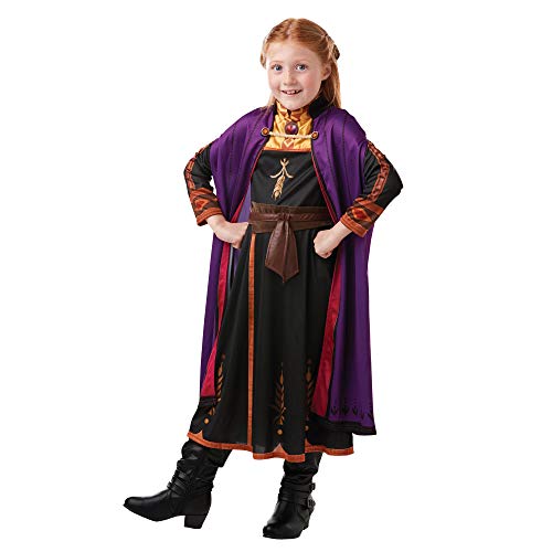 Disney 300289-S Kostüm für Kinder „Anna“ aus „Die Eiskönigin 2“ S bunt von Rubies