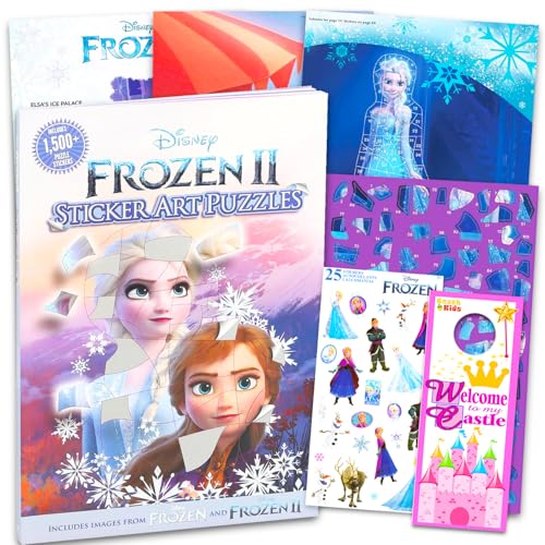 Die Eiskönigin Aufkleber-Puzzlebuch-Set für Kinder – Bündel mit Eiskönigin Kunst-Puzzlebuch, 1500+ Aufkleber, mehr | Disney Aktivitätsreiseset für Mädchen, Jungen Die Eiskönigin Aufkleber-Puzzlebuch-Set für Kinder – Bündel mit Eiskönigin Kunst-Puzzlebuch, 1500+ Aufkleber, mehr | Disney Aktivitätsreiseset für Mädchen, Jungen von Disney