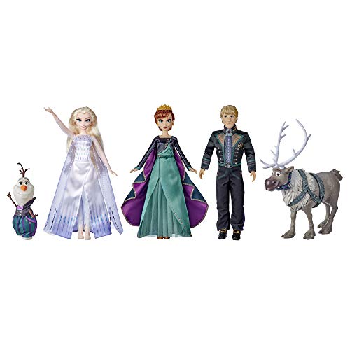 Disney Die Eiskönigin 2 Das große Eiskönigin II Finale Set, Anna, Elsa, Kristoff, Olaf und Sven mit Outfits und Accessoires, ab 3 Jahren von Frozen