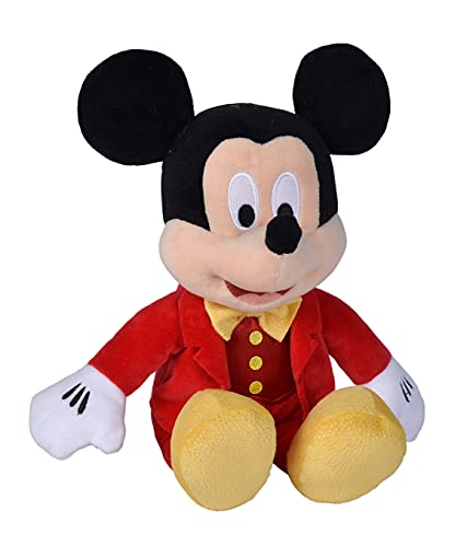 Simba - Disney Plüschtier Mickey Maus, 6315870234, 25 cm, Smart + Sparkley, ab 0 Monaten von Disney