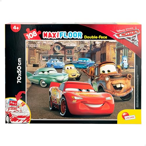Disney 63963 Disney Cars The Movie, Cars 3 Maxi Puzzle 108 Teile von Disney