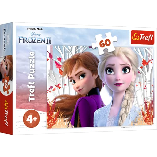 Disney 916 17333 EA Anna und Elsa 60pcs Frozen 2, Coloured, Farbig Disney 916 17333 EA Anna und Elsa 60pcs Frozen 2, Coloured, Farbig von Trefl