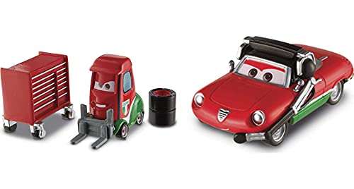 Disney Cars Alex Machino un dgiuseppe Motorosi Fahrzeugset Pixar Cars im Maßstab 1 : 55 von Disney