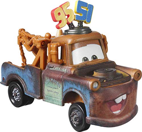 Disney Cars Toys Pixar Cars Übergroßes Fahrzeug Druckguss Team 95 und 51 Mater Sammelfahrzeug, Geschenk für Kinder ab 3 Jahren, mehrfarbig Disney Cars Toys Pixar Cars Übergroßes Fahrzeug Druckguss Team 95 und 51 Mater Sammelfahrzeug, Geschenk für Kinder ab 3 Jahren, mehrfarbig von Disney