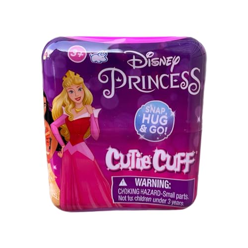 Disney Cutie Cuff Plüsch Slap Band – Lenkrad Buddy – Mystery Capsule (1 von 6 Figuren zufällig) Sammeln Sie alle! ((1) Princess Mystery Capsule) von Disney