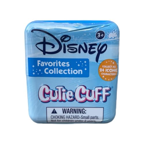 Disney Cutie Cuff Plush Slap Band - Steering Wheel Buddy - Mystery Capsule (1 of 6 Figures at Random) Collect them All! (1) Favorites Collection) von Disney