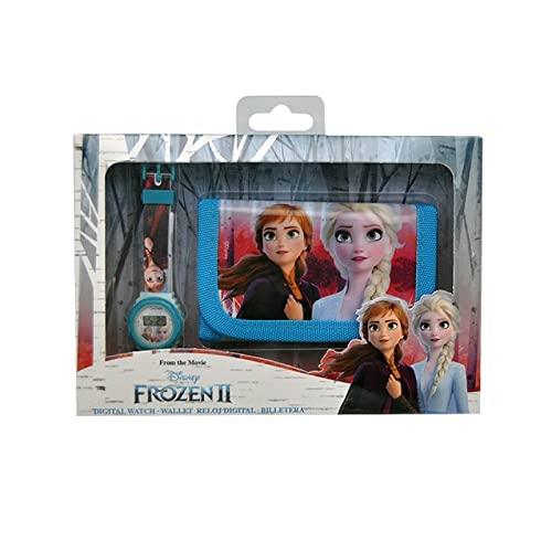 Disney - Die Eiskönigin 2 Unisex Kinder Digital Automatik Uhr mit Kunststoff Armband WD20751, Bunt Disney - Die Eiskönigin 2 Unisex Kinder Digital Automatik Uhr mit Kunststoff Armband WD20751, Bunt von Disney