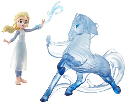 Harbro Disney Die Eiskönigin kleine Elsa Puppe und Nokk Figur, für Kinder ab 3 Jahren von Hasbro Disney Die Eiskönigin