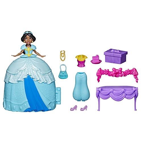 Disney F3468 Princess Secret Styles – Jasmin, Sorpresse, mit Kleidung und Accessoires, ab 4 Jahren, Mehrfarbig von Disney