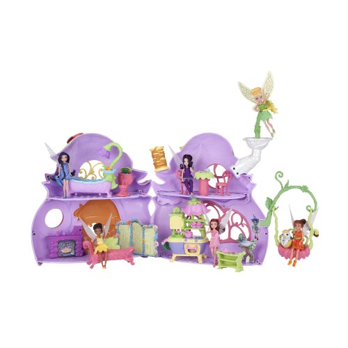 Disney Fairies Ultimate Fairy House - XL Spielset - Feen Haus - Tinkerbell Puppe & viel Zubehör - aus USA von Disney