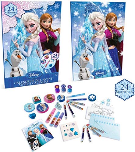 Disney Frozen Adventskalender mit 24 Überraschungsgeschenken (Blau) von Disney