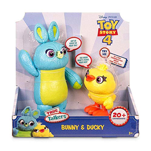 Toy Story Disney Pixar Ducky and Bunny 2er-Pack im Film inspirierten Relativmaßstab, interaktiv, sprechend, für Kinder ab 3 Jahren von Toy Story