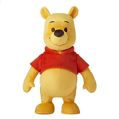 Disney HHL46 - Winnie Puuh, Plüschspielzeug, Puppe (ca. 30,5cm) mit Sing- und Gehfunktion, Geschenk für Kinder ab 3 Jahren von Disney
