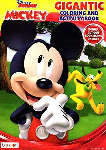 Disney Junior Mickey & Minnie Mouse - Gigantic Coloring & Activity Book - 200 Pages von Disney
