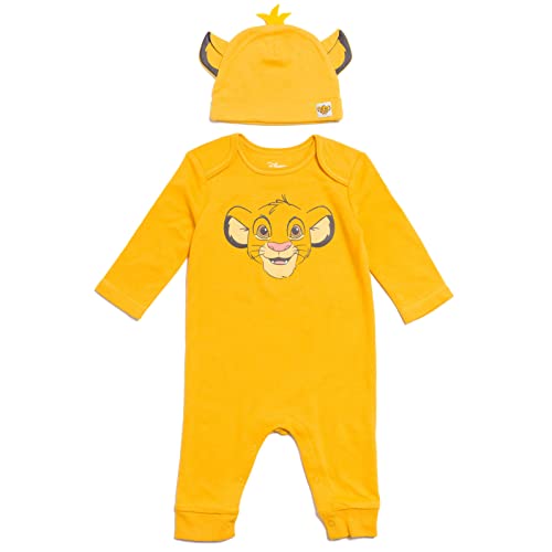 Disney König der Löwen Simba Baby Cosplay Overall und Mütze Set [Colortag1] 12 Monate von Disney