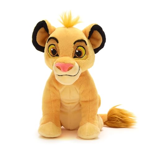 Disney Store Offizieller Simba Mini-Bohnenbeutel aus Der König der Löwen, 18 cm, Kuscheliges Plüschtier für Kinder, Geeignet ab Geburt von Disney Store