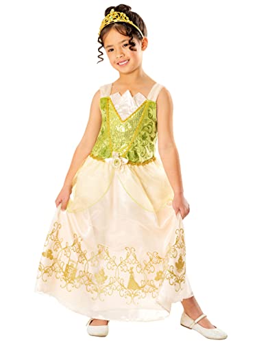 Disney Mädchen Kostüm Kleid Princess and the Frog Mehrfarbig 104 von Disney