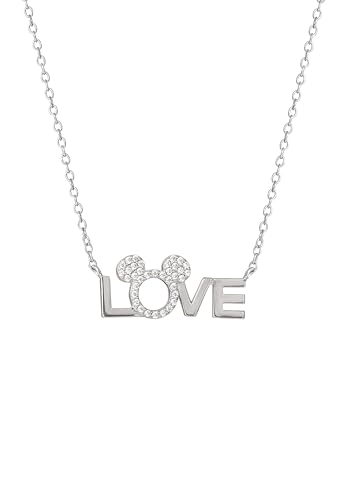 Disney Mickey NF00337RZWL-18.PH Silver-Plated Brass, Zirconia, One Size, Brass, No Gemstone, One Size, Brass, No Gemstone, Brass, No Gemstone Disney Mickey NF00337RZWL-18.PH Silver-Plated Brass, Zirconia, One Size, Brass, No Gemstone, One Size, Brass, No Gemstone, Brass, No Gemstone von Disney