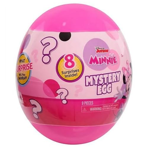 Disney Mickey oder Minnie Mouse Mystery Egg 8 Überraschungen im Inneren Osterüberraschungsrollo (Rosa) von Disney