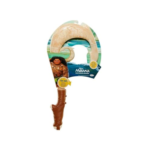 Disney Moana 2 Disney's Maui magischer Fischhaken von Jakks Pacific, 50 cm lang, für Rollenspiele, offizielles Lizenzprodukt Disney Moana 2 Disney's Maui magischer Fischhaken von Jakks Pacific, 50 cm lang, für Rollenspiele, offizielles Lizenzprodukt von Disney