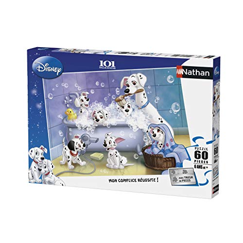 Ravensburger Nathan 86612 Puzzle 60 Teile 101 Dalmatiner Badezeit von NATHAN