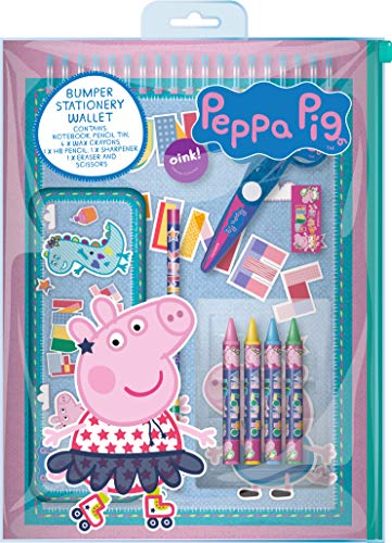 Disney PEBSW2 Peppa Pig Schreibwaren-Set, Stationery Wallet von Disney