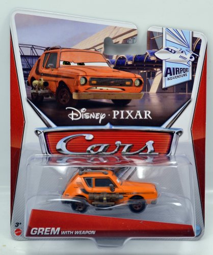 Disney Pixar CARS 2 Movie 1:55 Die Cast Car Grem mit Waffe von Disney