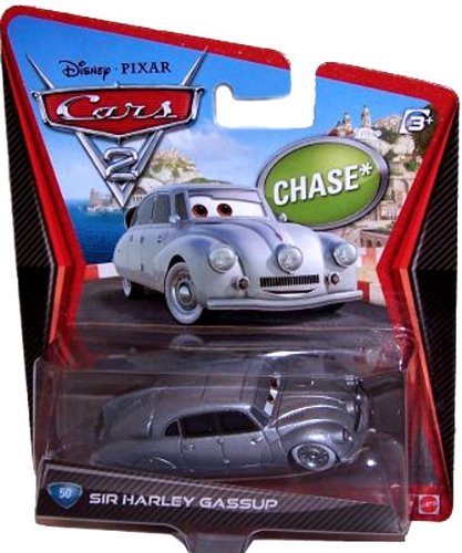 Disney Pixar CARS 2 Movie 1:55 Die Cast Car Sir Harley Gassup # 50 *Chase* von Disney