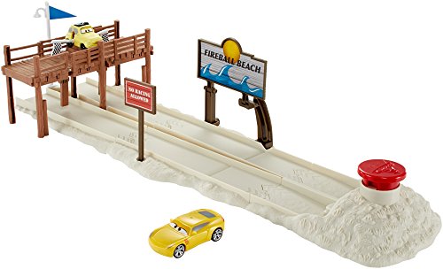 Disney Pixar Cars DVT47 - Disney Cars 3 Fireball Beach Renntraining Spielset von Disney