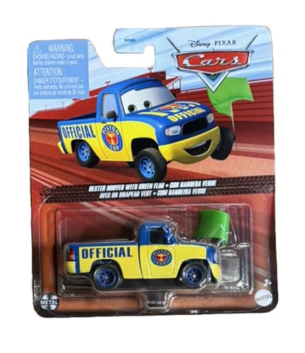 Disney Pixar Cars - Dexter Hoover mit grüner Flagge Disney Pixar Cars - Dexter Hoover mit grüner Flagge von Disney