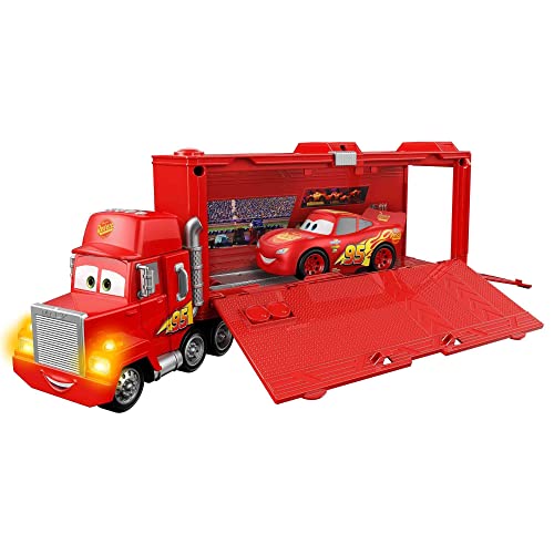 Disney Pixar Cars HHL85 - Disney und Pixar's Cars Track Talkers Mack, Lightning McQueen's Hauler, mit Lichtern und Geräuschen, Spielzeug Geschenk für Kinder ab 3 Jahren Disney Pixar Cars HHL85 - Disney und Pixar's Cars Track Talkers Mack, Lightning McQueen's Hauler, mit Lichtern und Geräuschen, Spielzeug Geschenk für Kinder ab 3 Jahren von Disney