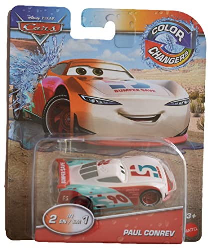 Disney Pixar Cars Paul Conrev Farbwechsel, Maßstab 1:55 von Disney