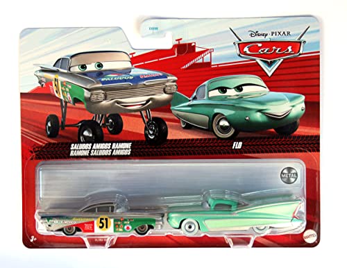 Disney Pixar Cars Saludos Amigos Ramone und Flo 2 Packungen Maßstab 1:64 von Disney