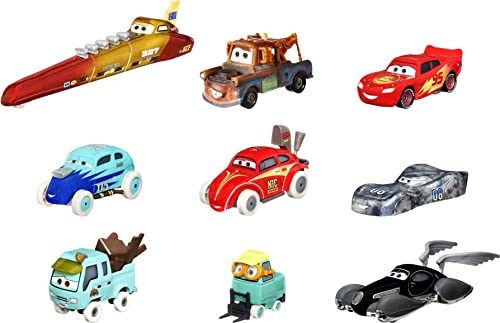 Disney Pixar Cars – Set mit 9 Fahrzeugen der Salzebenen von Disney